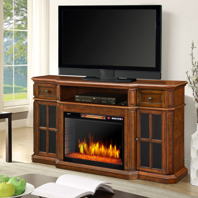 Muskoka Sinclair TV Stand for TVs up to 65" with Fireplace Included